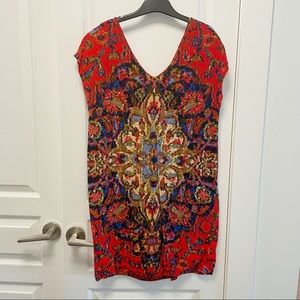 ANTHROPOLOGIE MAEVE Red Dress
